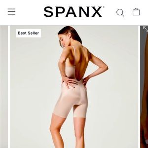 Spanx Suit Your Fancy Plunge Low Back Bodysuit